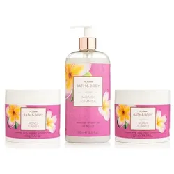 M.ASAM® Monoi Summer Duschgel 750ml, Peeling 600g, Körpercreme 500ml