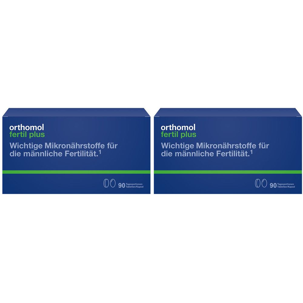 2x Orthomol Fertil plus Tabletten 2x90 St Kapseln