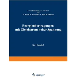 Energieübertragung mit Gleichstrom hoher Spannung, Fachbücher von Karl Baudisch