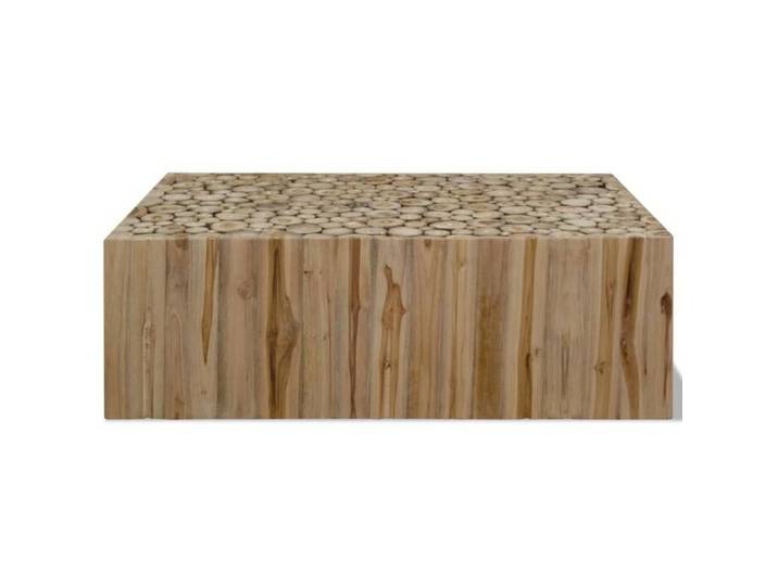 Table basse - DILWE - Modèle Dilwe7093452526566 - Teck véritable - 90x50x30 cm - Fait à la main