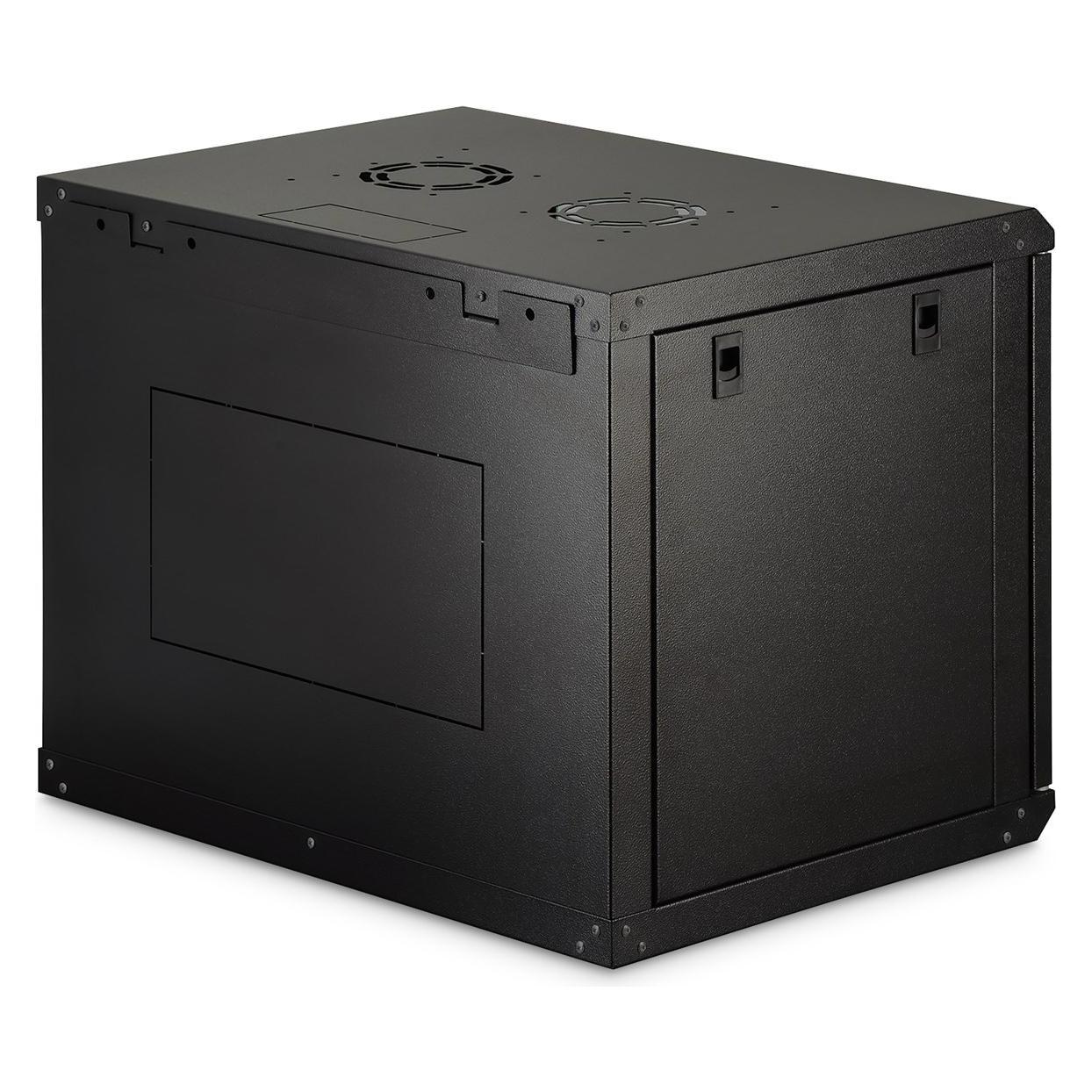 Digitus 9HE Wandgehäuse, Dynamic-N 600 x 450 mm, unmontiert, schwarz (9 HE, 19 Zoll Rack) (DN-37105)