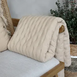 Chic Antique Aix Soft Quilt - Kuscheldecke im Vintage Landhausstil, Leinen - 180 x 130 cm
