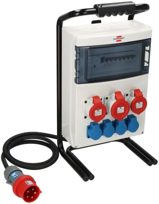 Tragbarer Stromverteiler BSV 4 IP44 2m H07RN-F5G4,0 1x32A + 2x16A ; Brennenstuhl (1154900021)