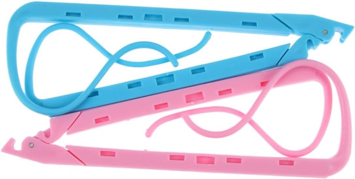 Boek Open Clips Leesbeugel Houder - Blauw - 2 stuks