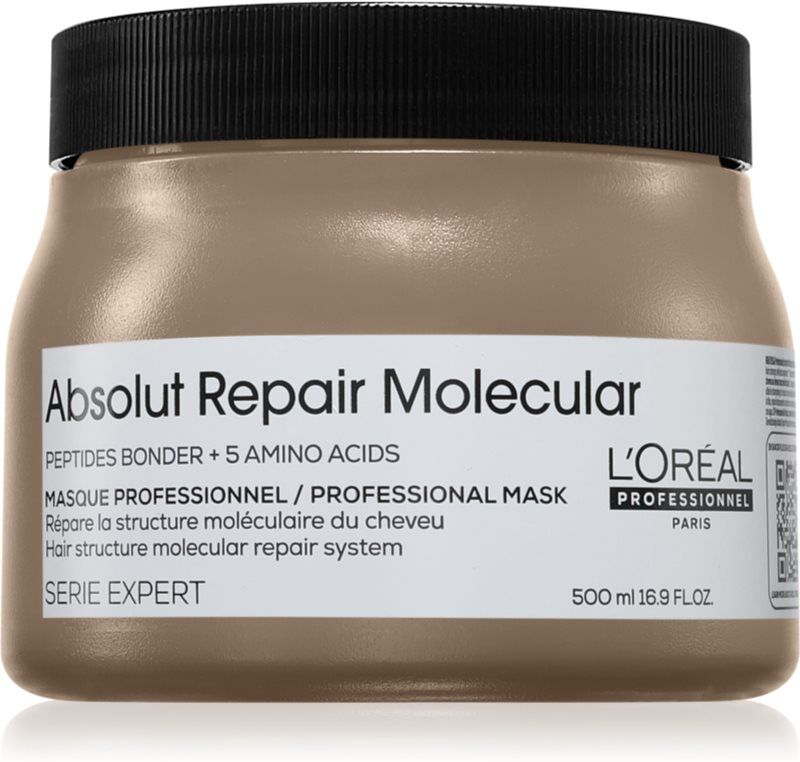 L’Oréal Professionnel Serie Expert Absolut Repair Molecular masque cheveux qui renforce en profondeur 500 ml