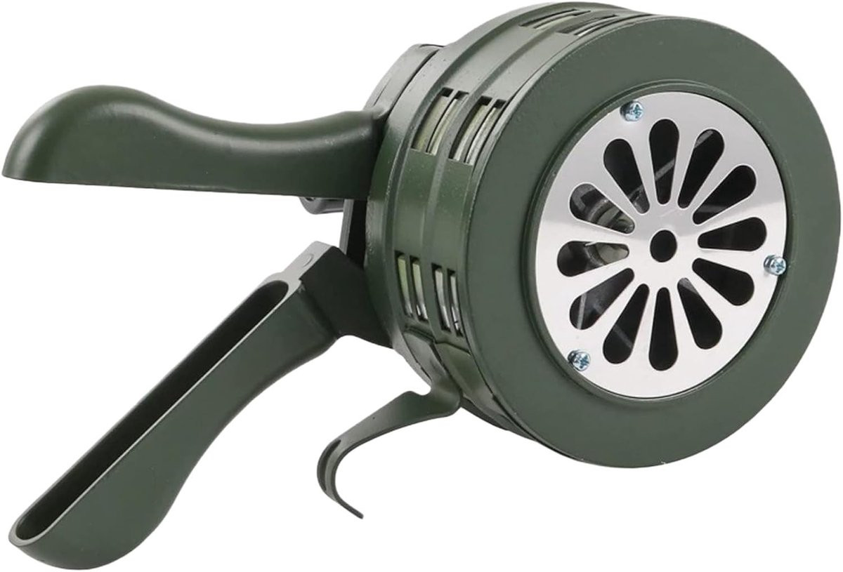 Draagbare handcrank sirene met 110 dB geluidsniveau voor noodsituaties en veiligheid