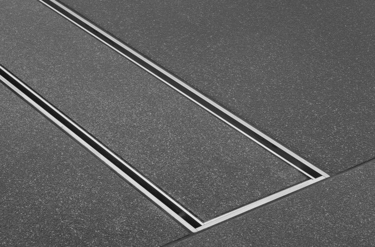ESS Easy Drain Multi TAF 60 cm Befliesbar / Edelstahl Gebürstet, EDMTAF600 EDMTAF600