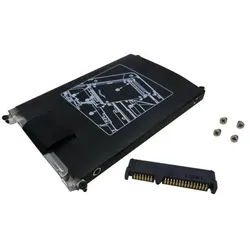 CoreParts Hdd caddy and connector, Notebook Ersatzteile, Schwarz
