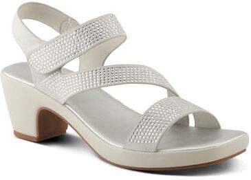 Women's Yadiel Slingback Sandals by Patrizia by Spring Step in Silver (Size 41 M)