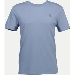 T-Shirt mit buntem Logo-Stick Blau L