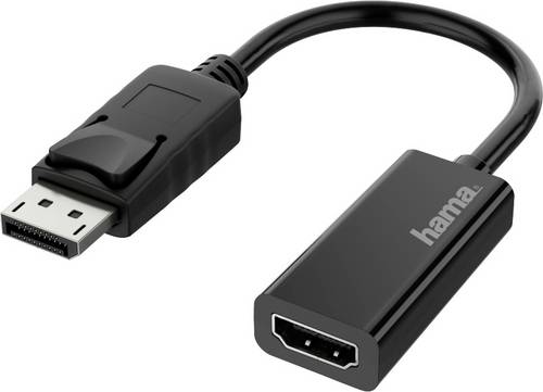 hama 00200335 Video-Adapter, DisplayPort-Stecker - HDMI-Buchse, Ultra-HD 4K