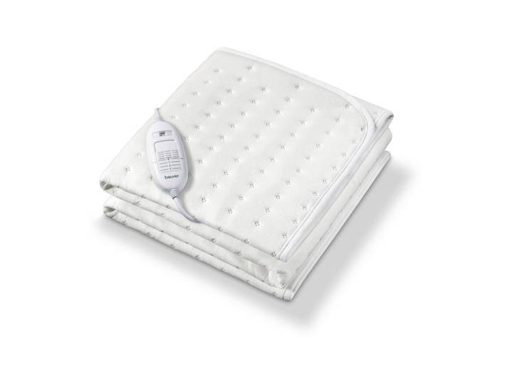 Beurer Wärmeunterbett, Weiss, Textil, 37.8x33.7x9.5 cm, Freizeit & Co, Wellness & Gesundheit, Heizkissen & Heizdecken