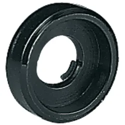 ACCESSORY Kunststoffscheibe schwarz groß (vertieft)