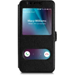 moex Comfort Case für Samsung Galaxy S9 – Klapphülle mit Fenster, ultra dünnes Flip Case
