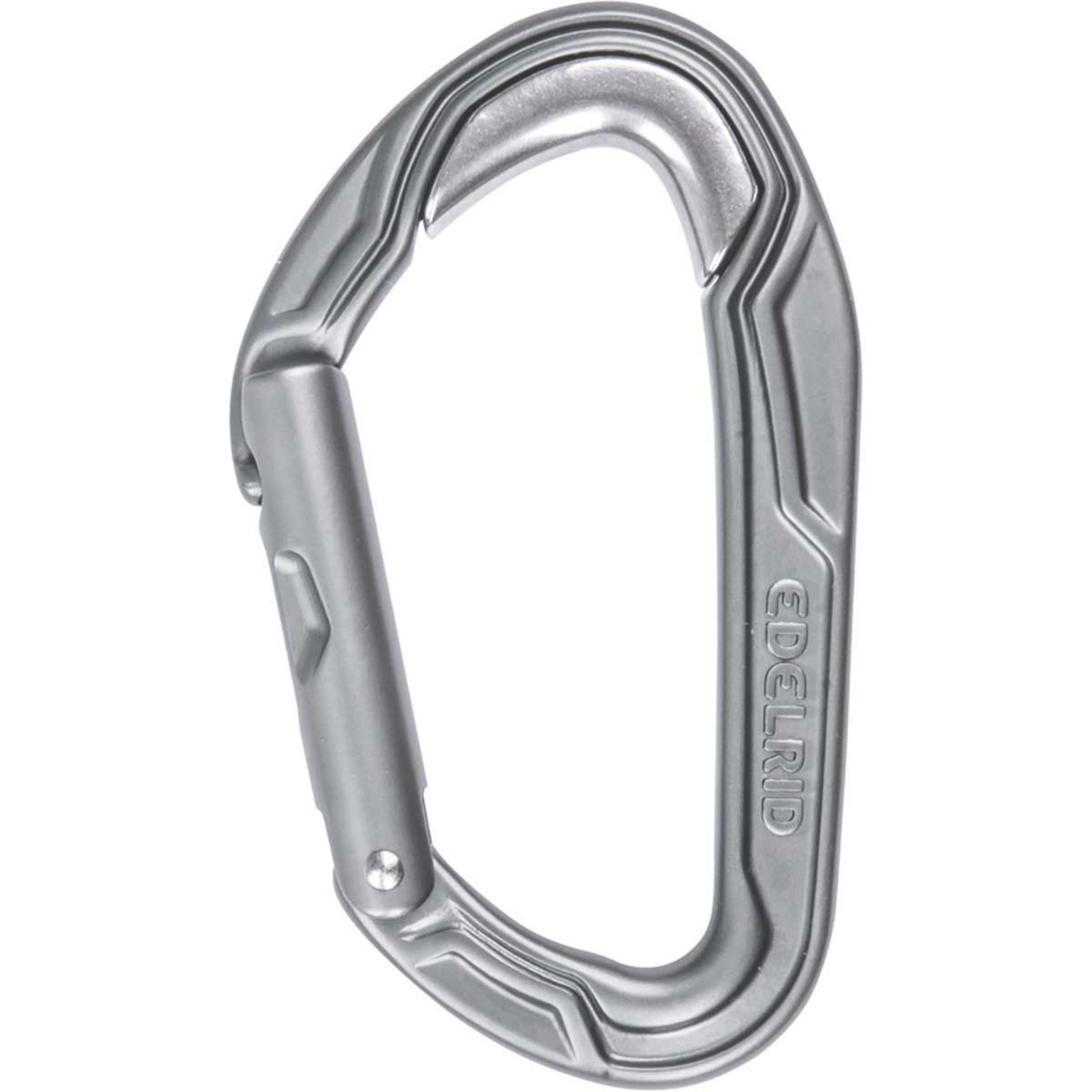 Edelrid Bulletproof Straight Karabiner Karabiner grau Alpinklettern | Sportklettern