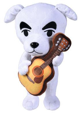 Simba Toys Animal Crossing Pluche figuur KK Slider, 40 cm, SIM109231007