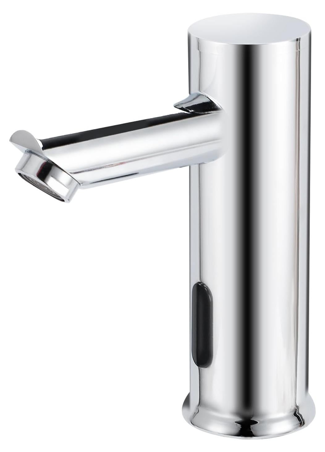 Dripio Contactloze kraan met infraroodsensor, messing, zilverkleurig, waterbesparend, 1-gatsmontage