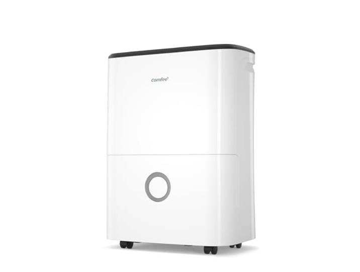 COMFEE' Luftentfeuchter 16L,Raumgröße ca. 80m³(32m²),entfeuchter mit 3 Betriebsarten,24H Timer,Wassertank 3L,MDDF-16DEN7