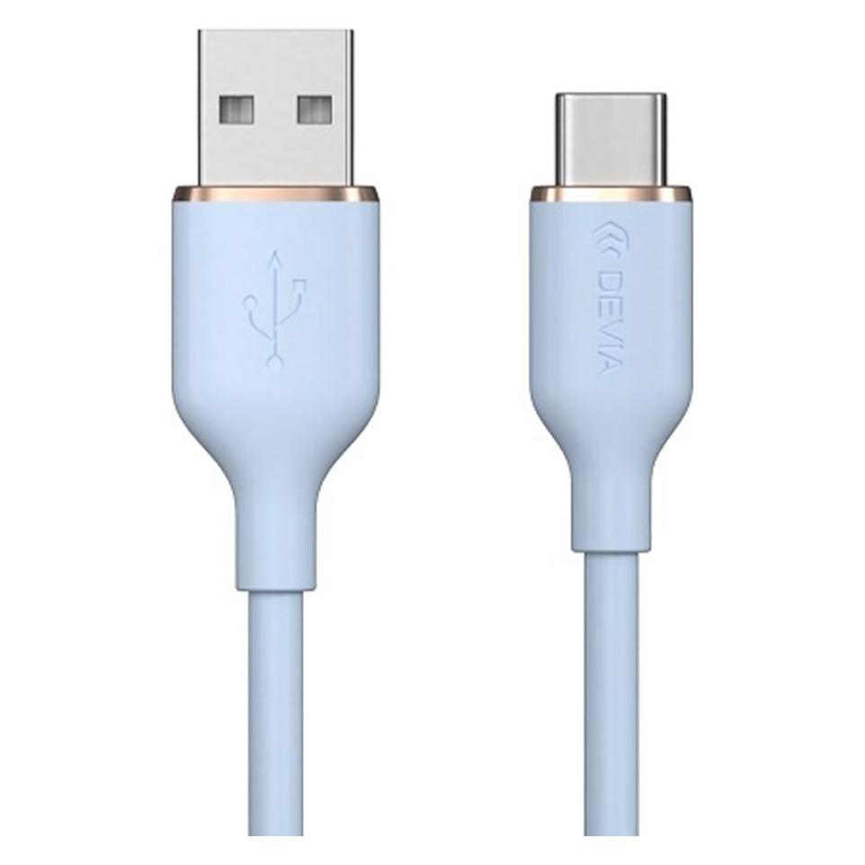 Devia Kabel Jelly USB - Lightning 1,2 m 2,4A blau (1.20 m, USB 3.2 Gen 2) (BRA012886)