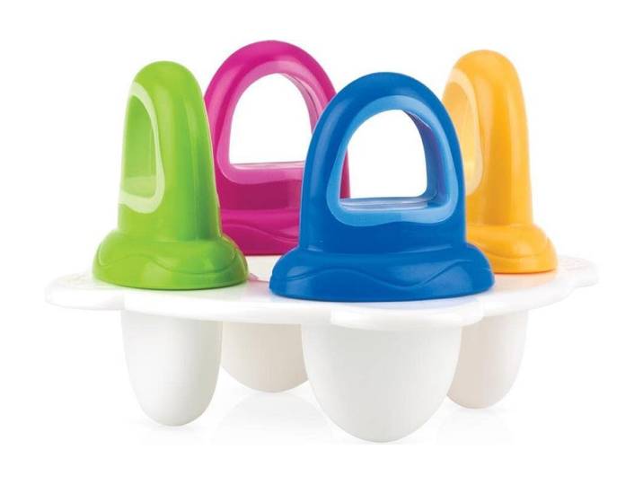 Eisform NUBY Eis am Stiel , bunt, Kunststoff, Küchenformen, Eisform