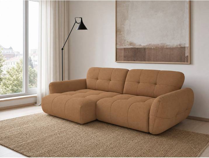 foamnova Ecksofa Vannes, mit Recamiere, B 272 cm, sehr komfortabel, Recamiere links oder rechts, auch als Dauerschläfer nutzbar
