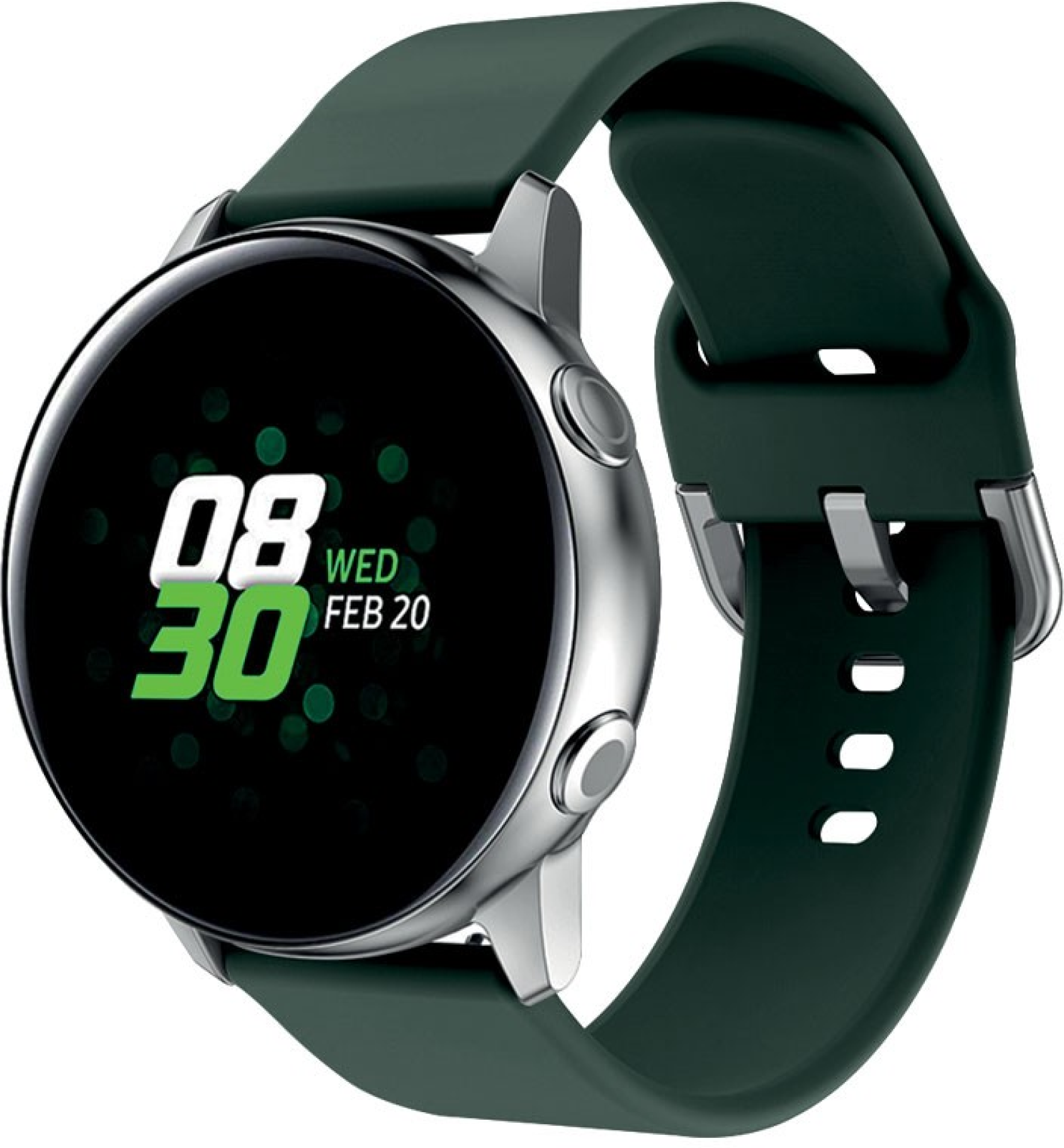 iS Bracelete Smartwatch em Silicone - Verde