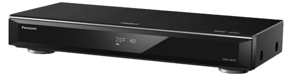 Panasonic DMR-UBC90 Blu-Ray Recorder mit Triple Tuner Schwarz