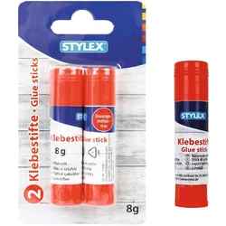 Stylex, Klebestift, Klebestifte 2st. 8gr. Blk. (8 g)