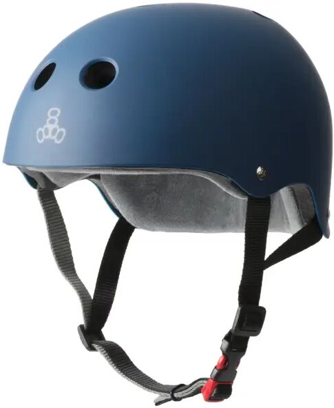 Skate Helmet Triple Eight Certified Sweatsaver (L-XL - Navy Mat)  - Blue - Size: Large