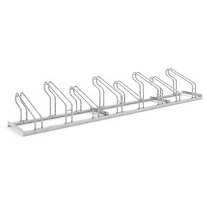 WSM Fahrradständer 2058, Bodenmontage / freistehend, Einstellparker, Breite 290cm, für 8 Fahrräder