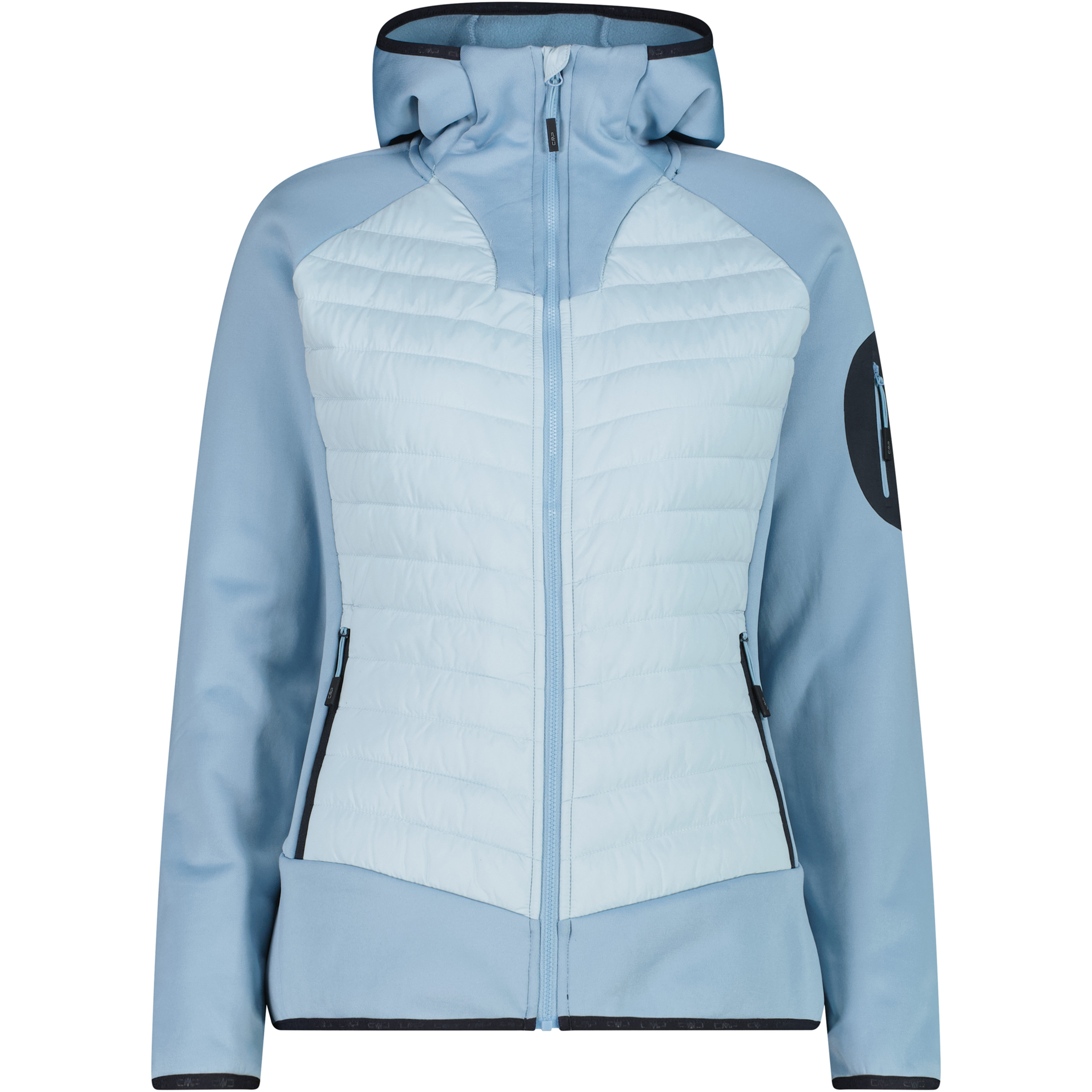 CMP Hybrid Damen Isolationsjacke blau Größe XXL Trekking Schnell trocknend