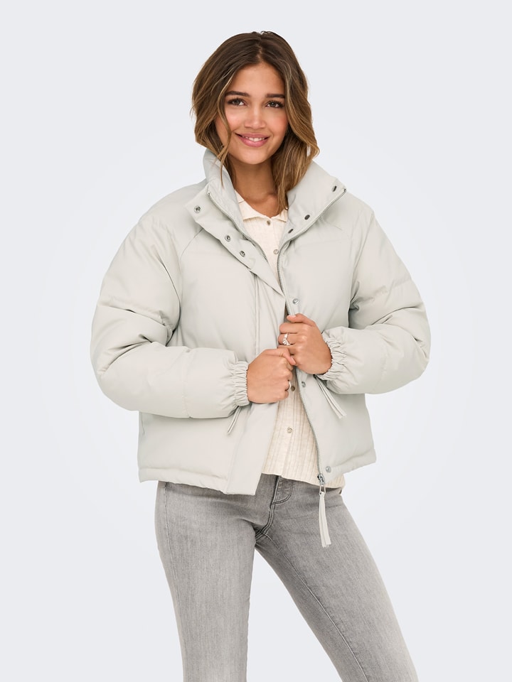 JDY Daunenjacke in Grau - M