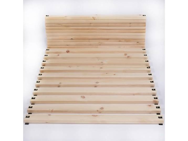 TUGA - Holztech metallfreier Zirben Rollrost Lattenrost Naturholz bis 300kg Flächenlast (Gurtband Nicht montiert, 100 x 200)