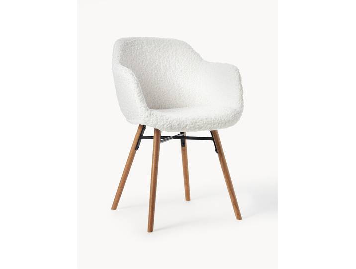 Chaise rembourrée en tissu peluche Fiji