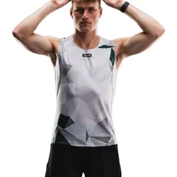 Fusion Unisex Tempo! Pro Run Singlet grün