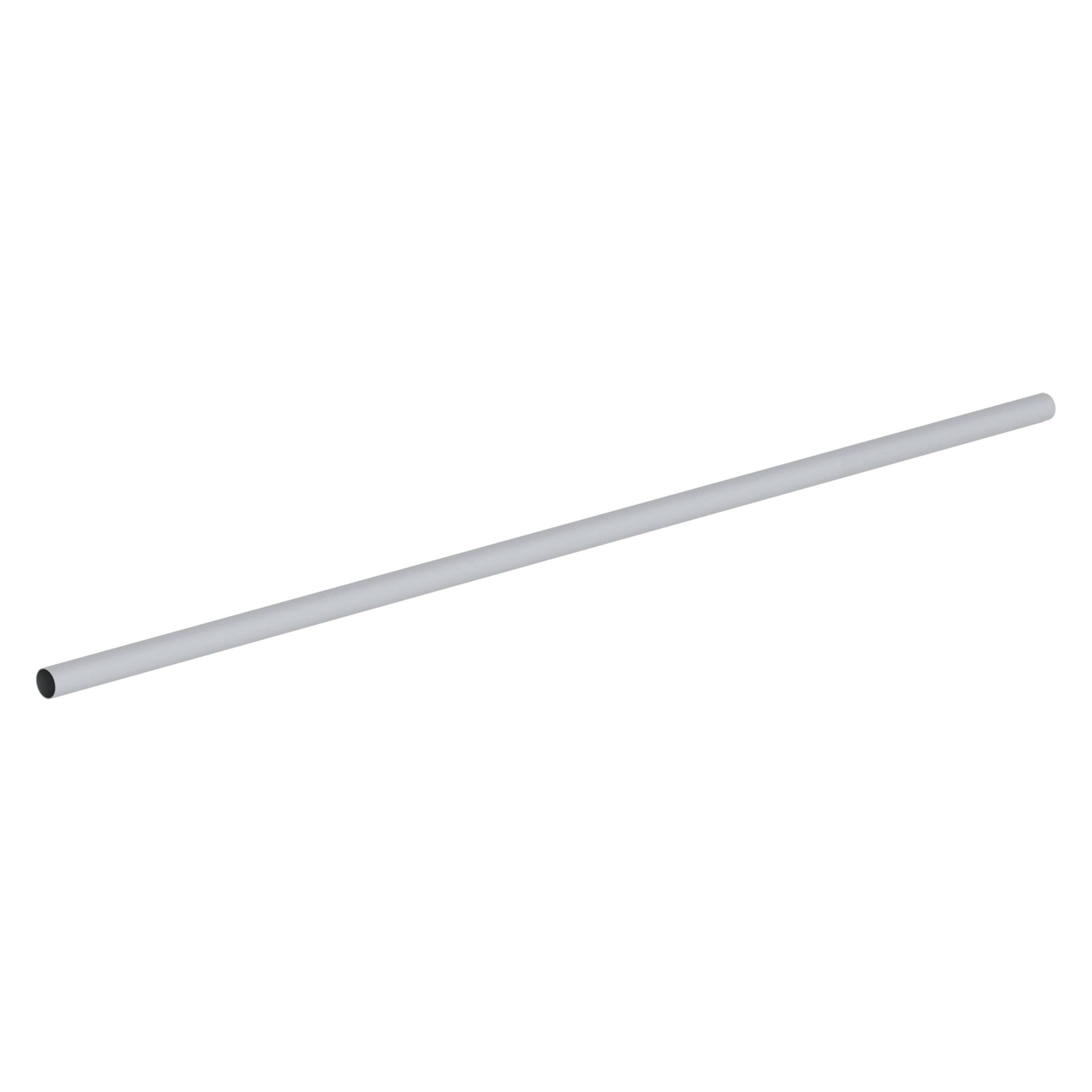 Guenzburger Schienenanlage für Regalleitern: Aluminium-Rohr eloxiert Länge 1500 mm (Regalleiter, 150 cm) (030344)