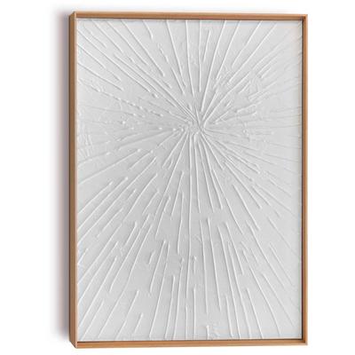 Bild REINDERS "Sonnenstrahlen", weiß (farbe bild(er): weiß), B:50cm H:70cm T:3cm, Holzwerkstoff, Bilder, Bild