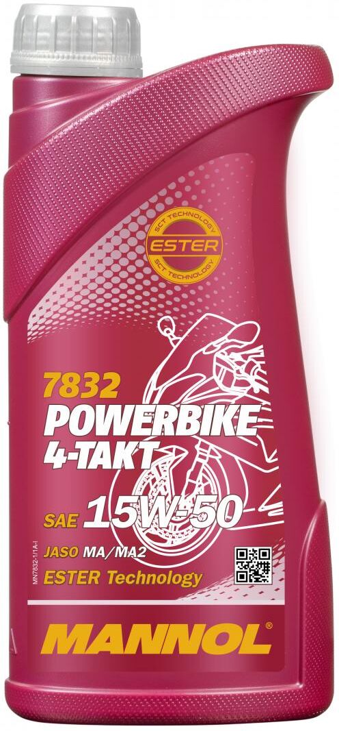 Sct - Mannol Motoröl Mannol 7832 4-Takt Powerbike [1l] Mn7832-1 1l