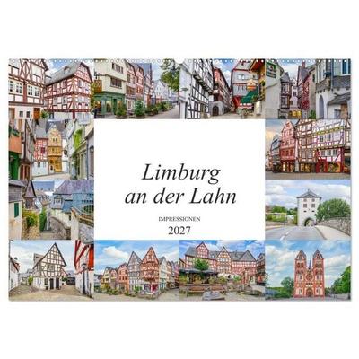 Limburg an der Lahn Impressionen (Wandkalender 2027 DIN A2 quer), CALVENDO Monatskalender