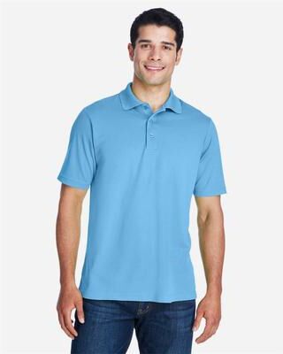 CORE365 88181 Men's Origin Performance Piqué Polo Shirt in Columbia Blue size 4XL   Polyester