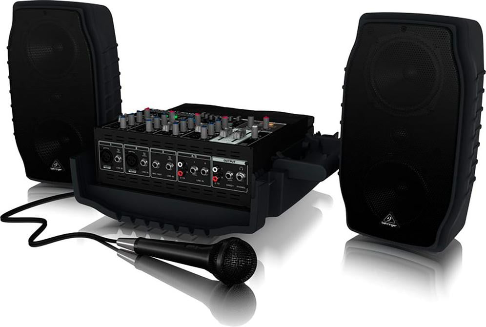 Behringer PPA200 Actieve PA-speaker, 200 Watt, Zwart