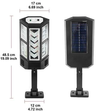 Uplift Picks Solar Motion Sensor Street Light For Bright Outdoor Yard Garden Security 147 Led