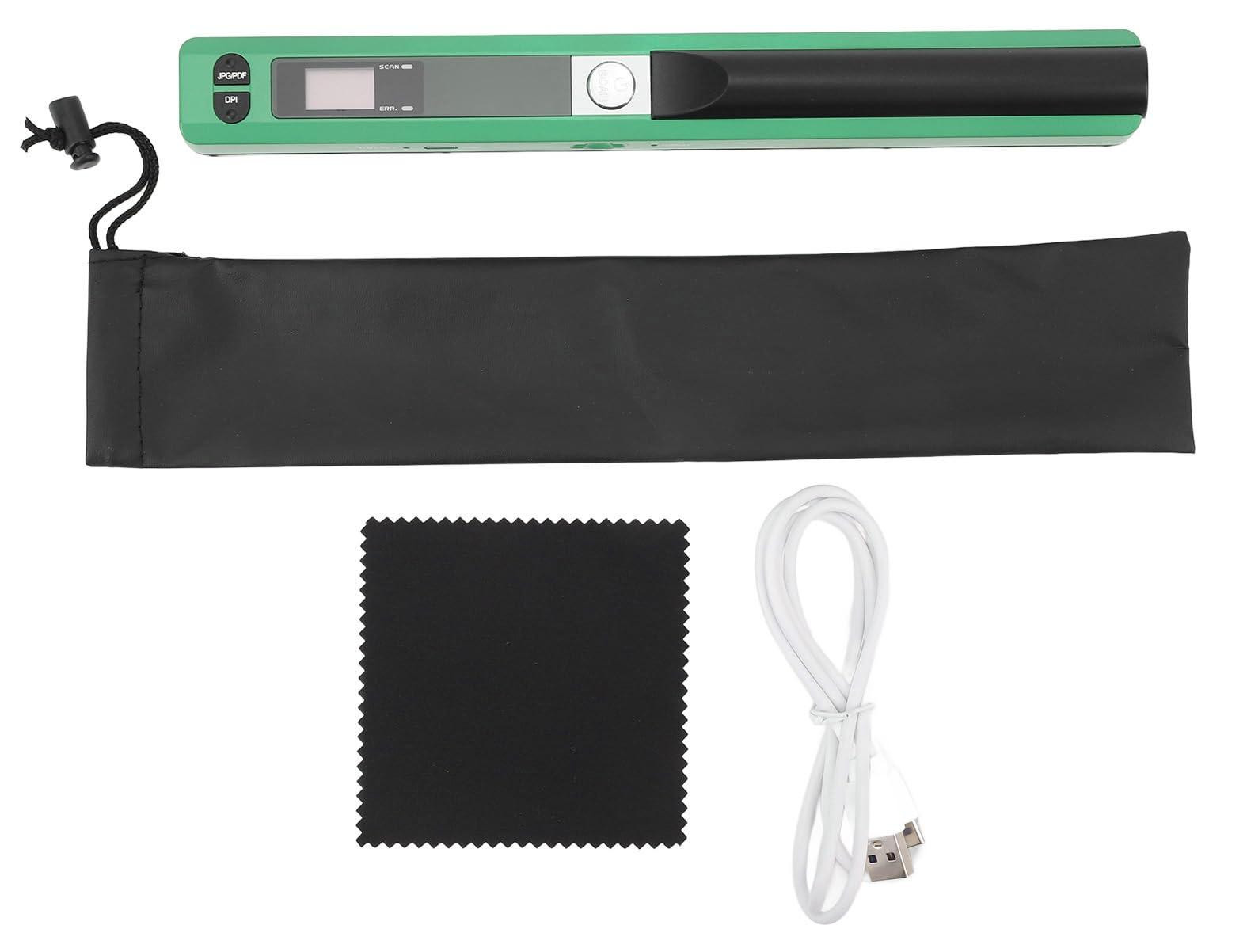 Selius Draagbare Handheld Beeldscanner, 900 DPI Multifunctionele A4-documentscanner