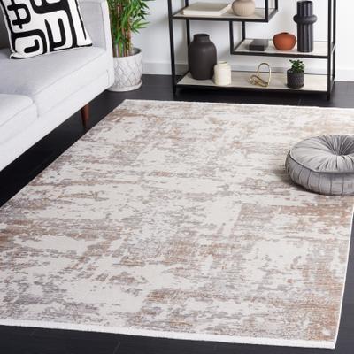 SAFAVIEH Diamond Anelise Modern Abstract Fringe Rug