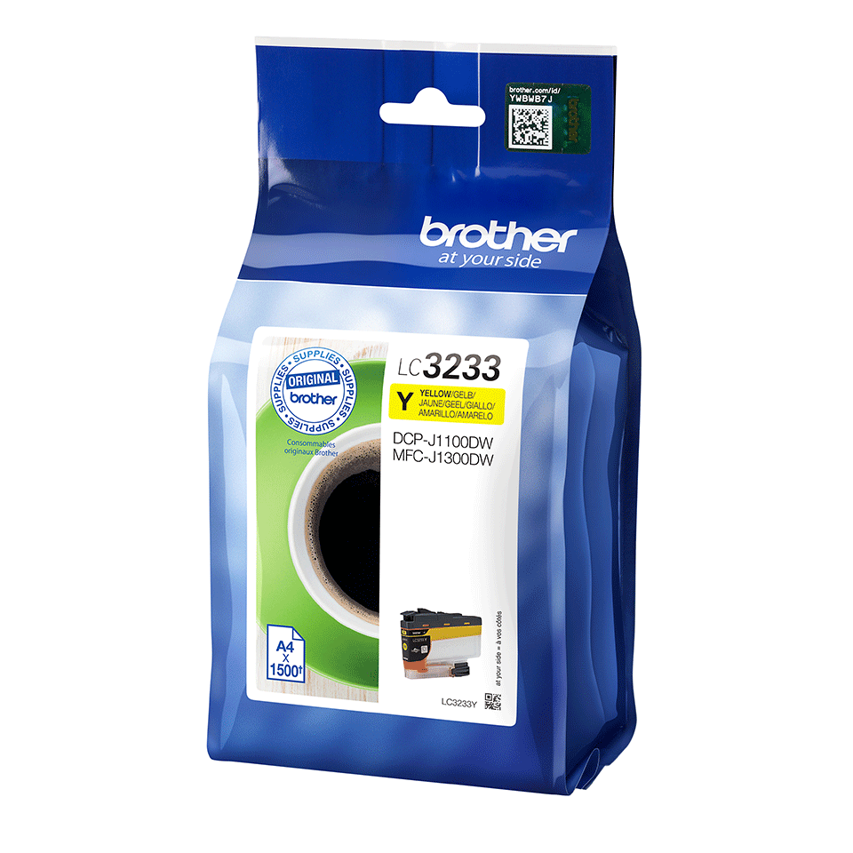Brother LC-3233Y Original Druckerpatrone Gelb LC3233Y