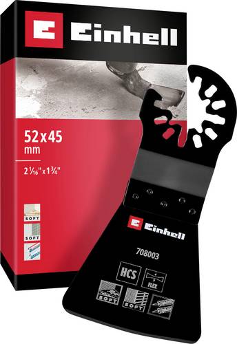 Einhell 708003 Schaber HCS, Flexibel 52mm Chrom-Vanadium Stahl, HCS Schaber 52mm 1St.