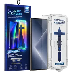 MobileKing Panzerfolie Displayschutz inkl. Anbringhilfe für Samsung Galaxy S21 Ultra - 9H Glas, blasenfreie Montage - MBK642