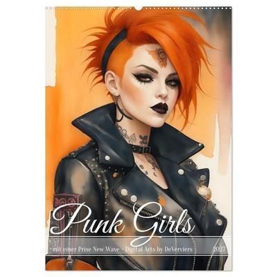 Punk Girls mit einer Prise New Wave (Wandkalender 2027 DIN A2 hoch), CALVENDO Monatskalender
