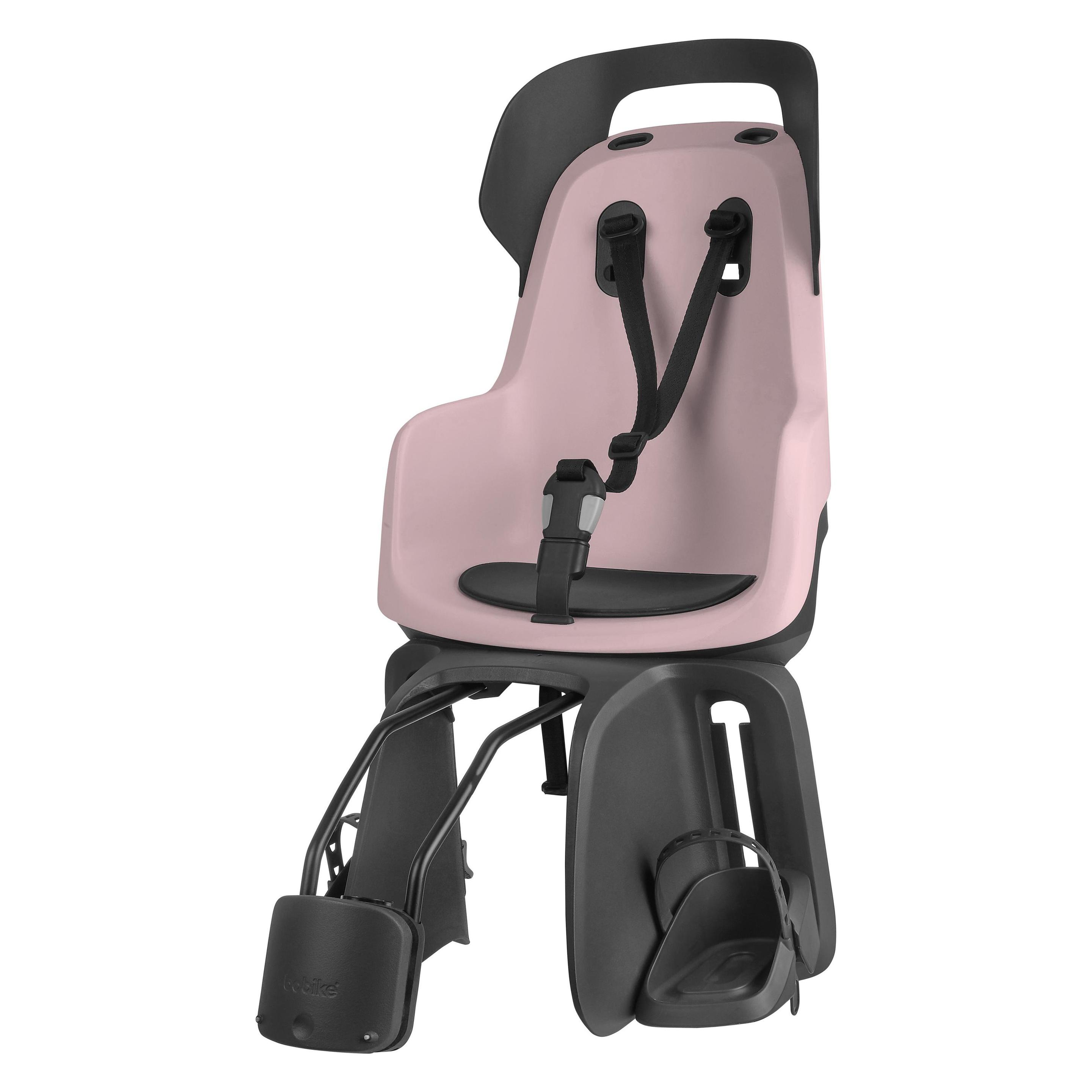 bobike Maxi Go - Frame Bicycle Seat Pink wool (Gepäckträger (hinten), Sattelrohr) (8012400004)