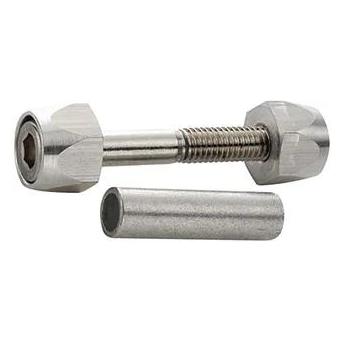 Fix-Nippel Sattelklemmbolzen-03421039 Sattelklemmbolzen Silber M6 x 45 mm (FN7375)